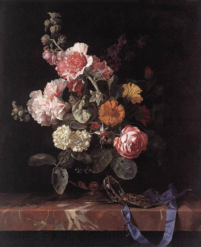 Willem van Vase of Flowers with Watch